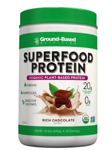 ground based superfood protein chocolate flavour